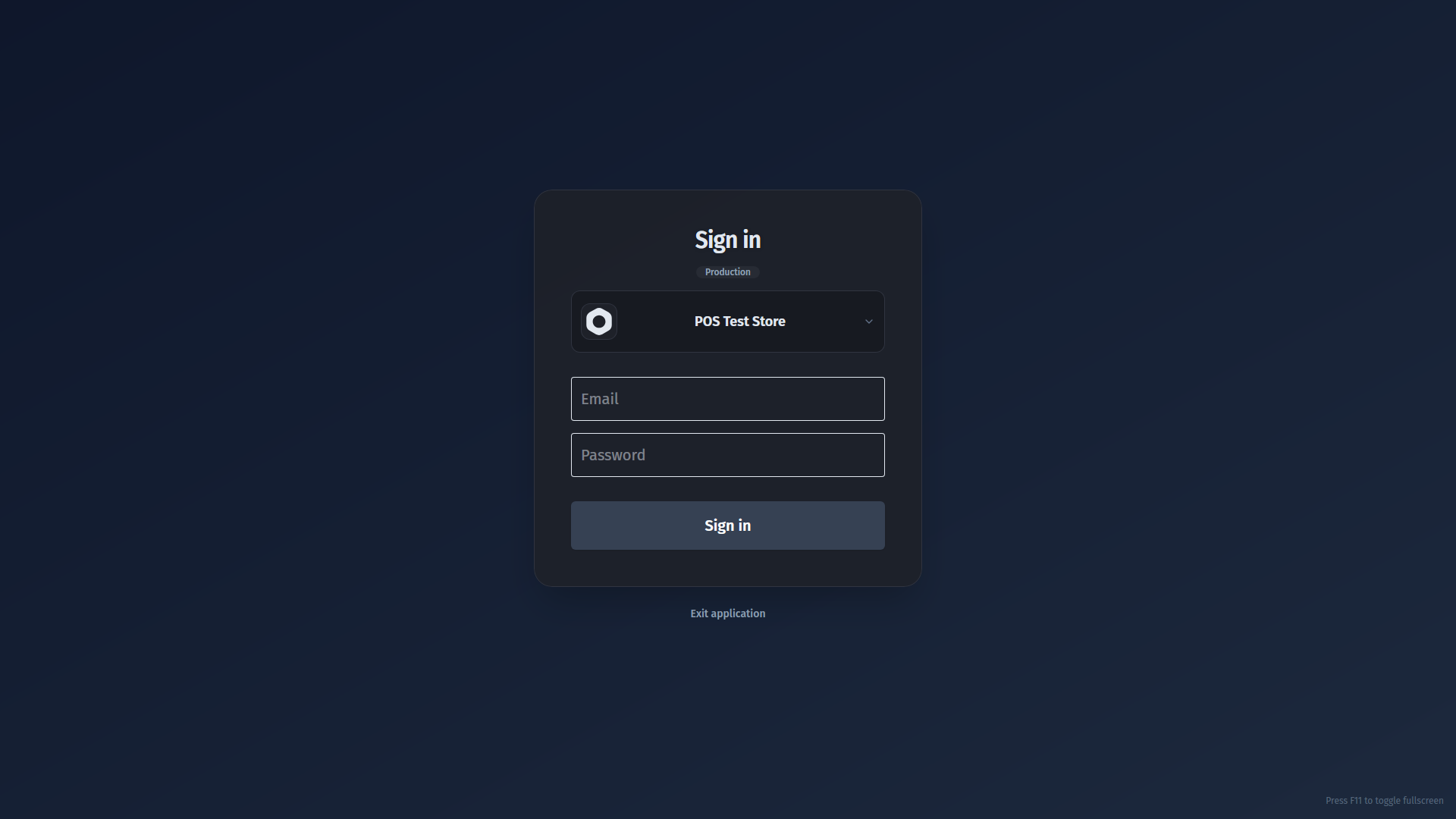 Sign in with your Medusa Admin credentials