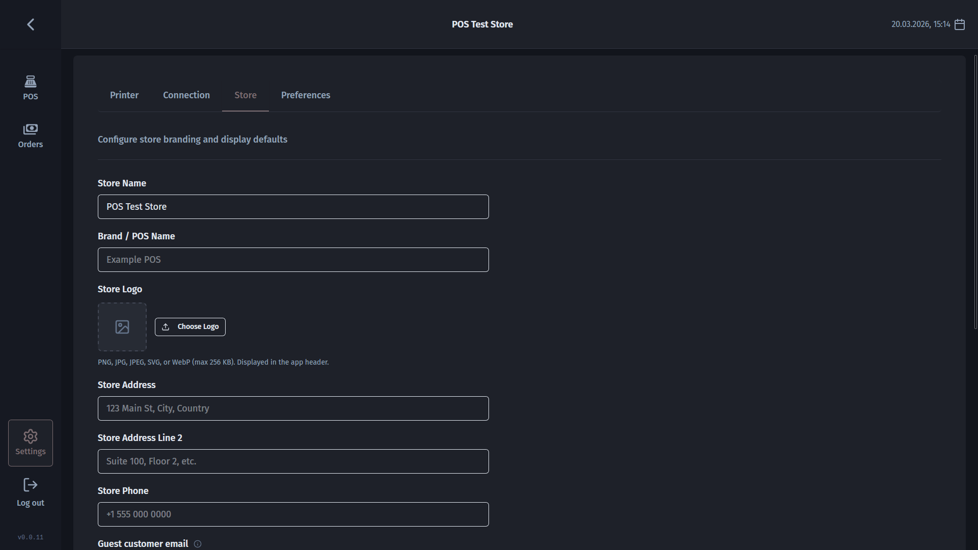 Medusa POS dark screenshot 3