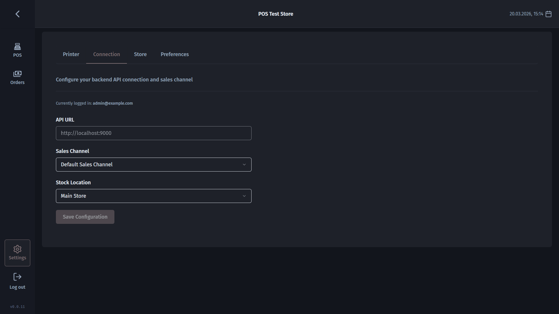 Medusa POS dark screenshot 5