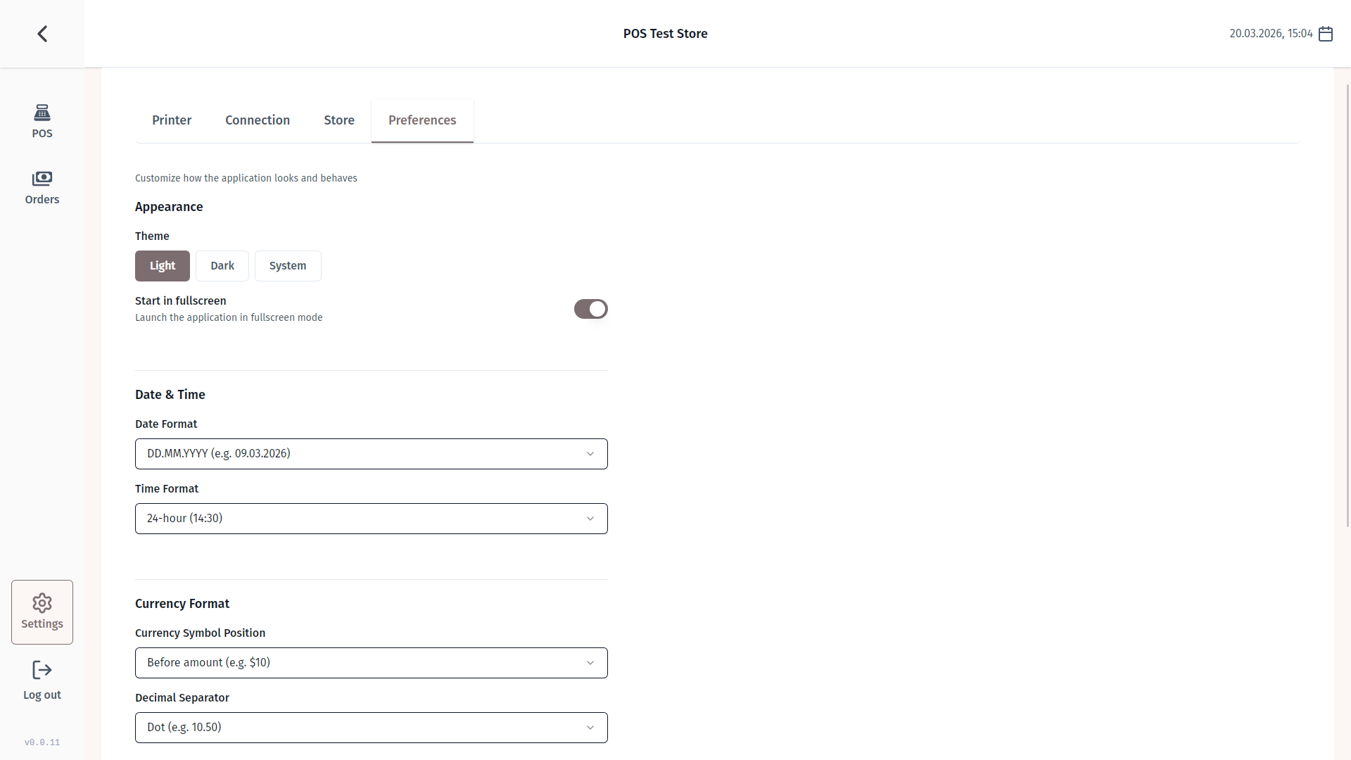 Medusa POS light screenshot 3